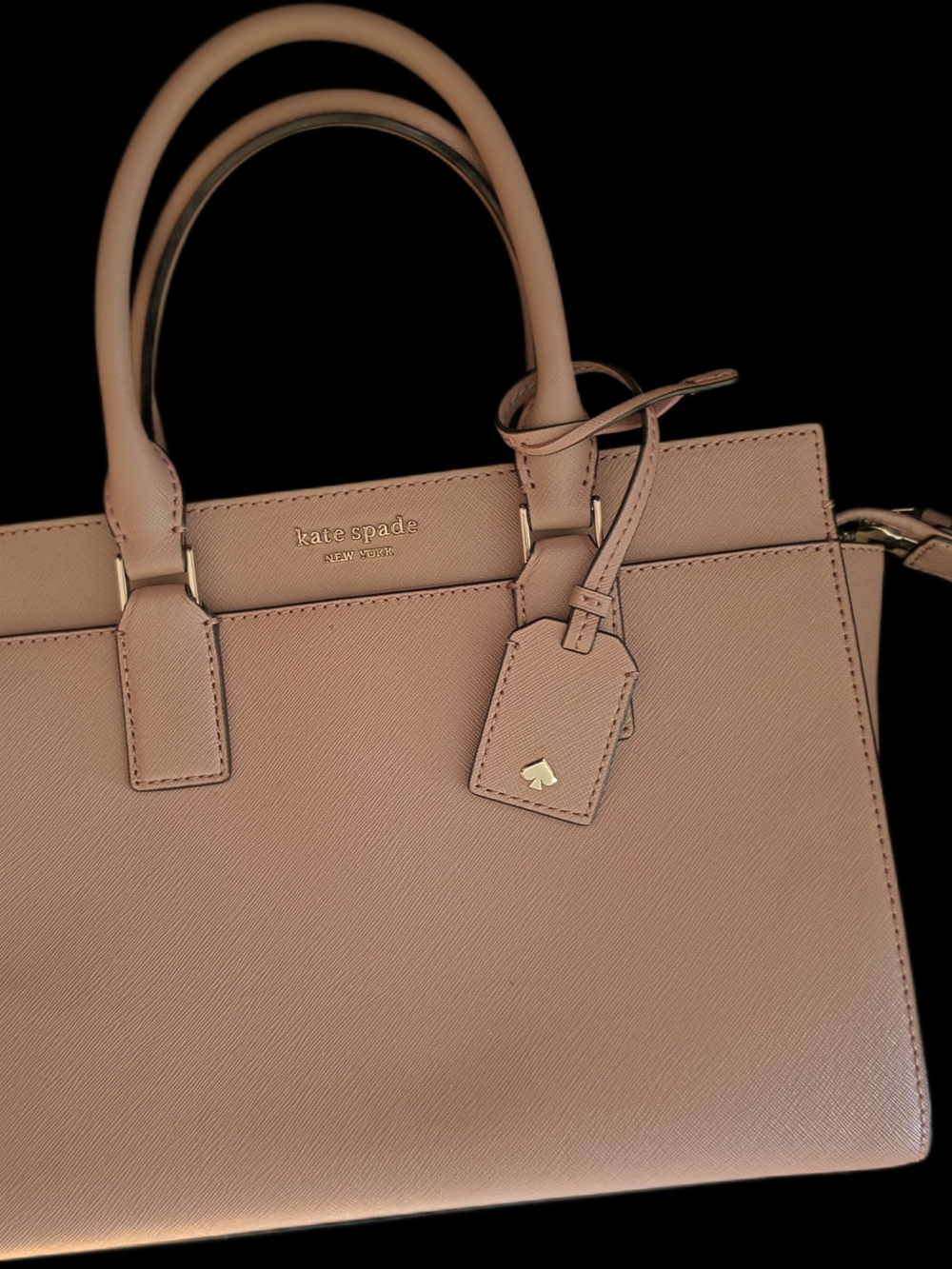 kate spade New York Dusty Rose Saffiano Satchel